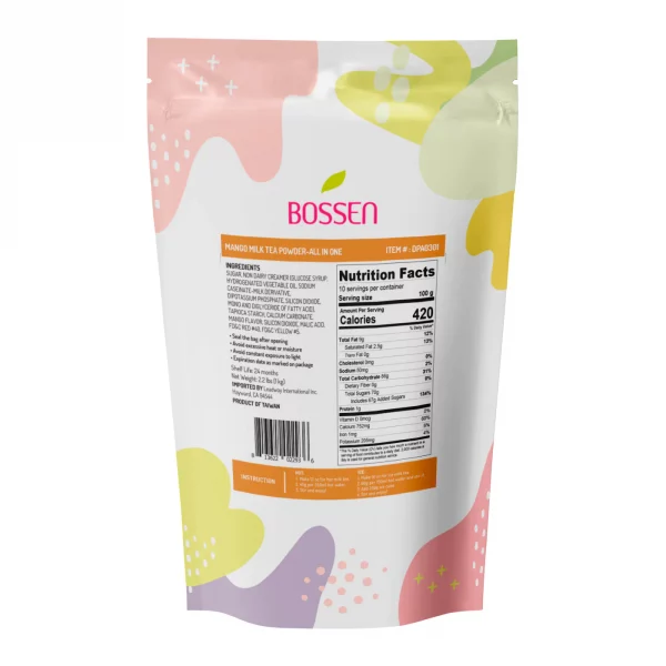 Mango Milk Tea Powder All-in-One | Bossen – Bild 3